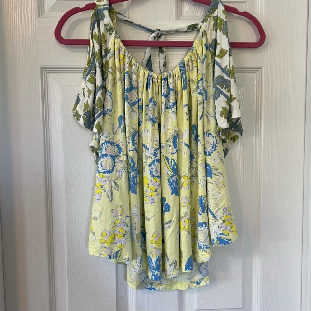 Free people yellow blouse - Picture 4 of 9